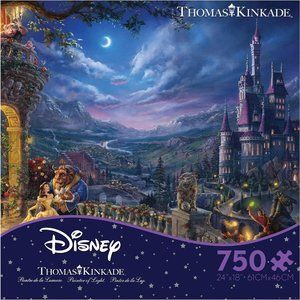 Ceaco - Thomas Kinkade - Disney Beauty and The Beast Dancing - 750 Piece Puzzle